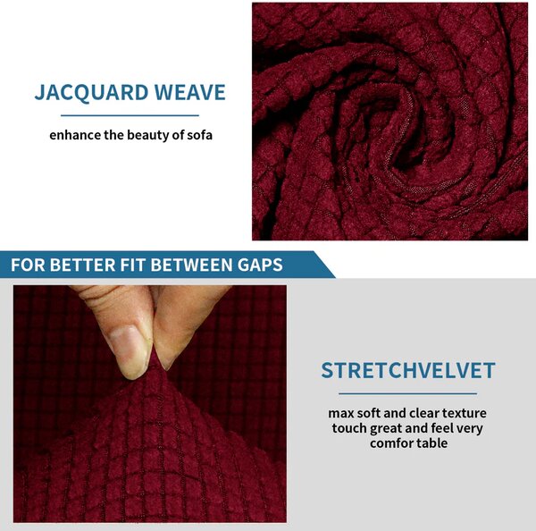 Husa pentru Scaun - Elastica, Eleganta, Durabila Bordo