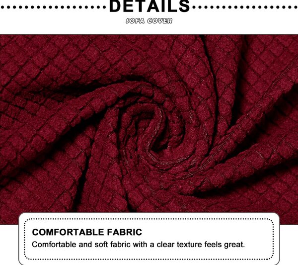 Husa pentru Scaun - Elastica, Eleganta, Durabila Bordo