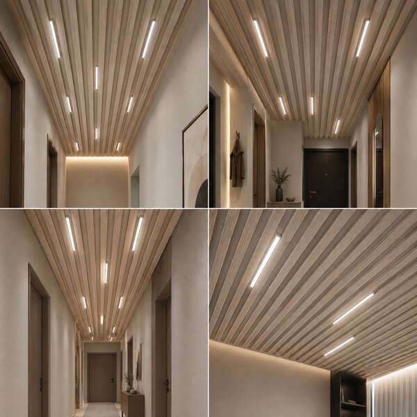 Profil LED din aluminiu cu capac – 3,0 x 3,0 x 80 cm