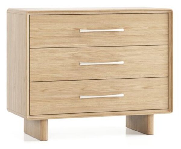 Comodă lemn masiv Cooper, 95 × 42,5 × 78 cm