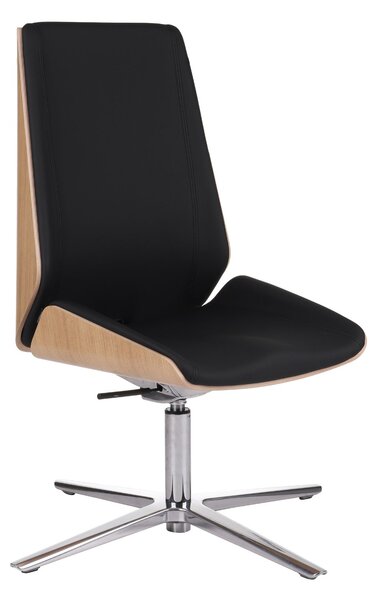 Scaun de conferință Moon Wood CF - Furnir de stejar