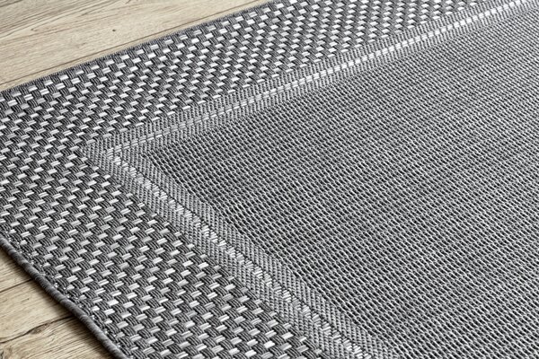 Covor SISAL BOHO 46201575 Cadru gri