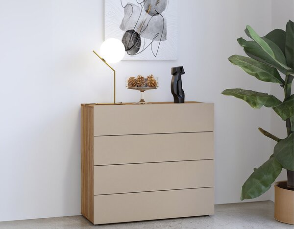 Comodă lemn masiv Eleganza, 100 × 91 × 41 cm