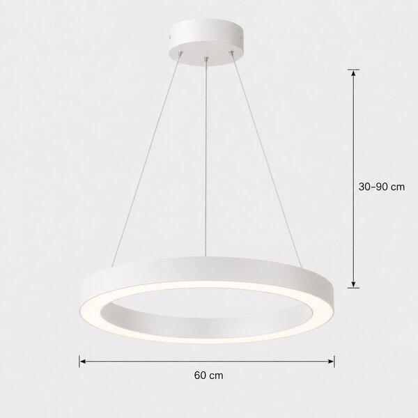 Lustră LED Estia – Albă