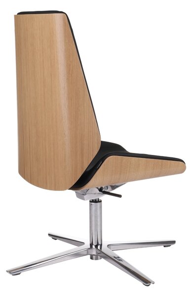 Scaun de conferință Moon Wood CF - Furnir de stejar