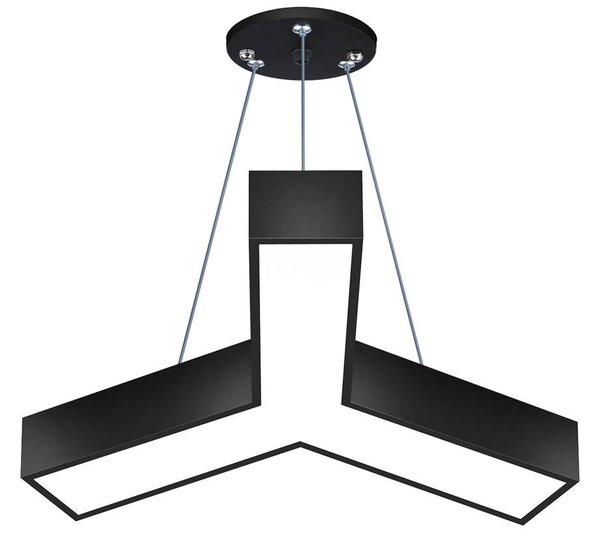 Lustră LED Kalia – Neagră