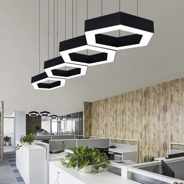Lustră LED Elara – Neagră