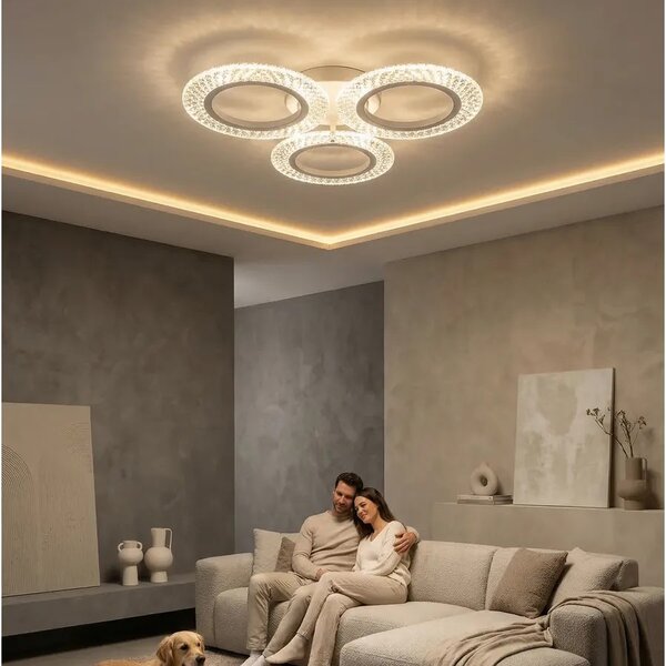 Lustră LED Emiliana – 3 culori de lumină