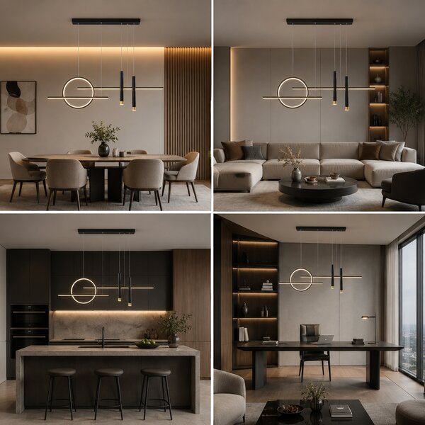 Lustră LED Marelia – 3 culori de lumină