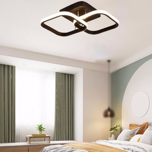 Lustră LED Lorelia – Neagră