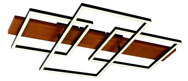 Brilagi - Plafonieră LED PLANK, 35W/230V, 4000K, 55x90 cm, lemn