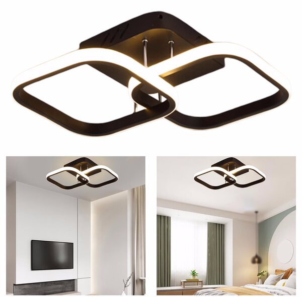 Lustră LED Lorelia – Neagră