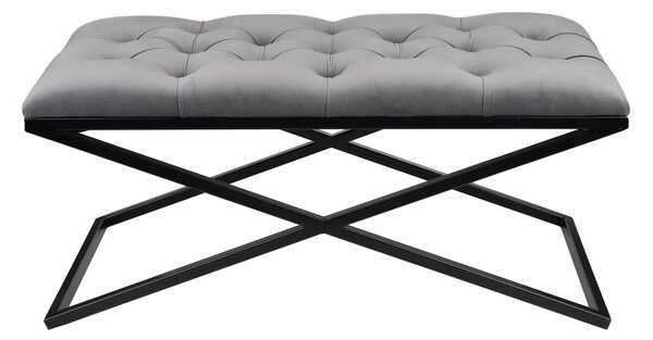 Banchetă Linda Cross Chesterfield 45x90
