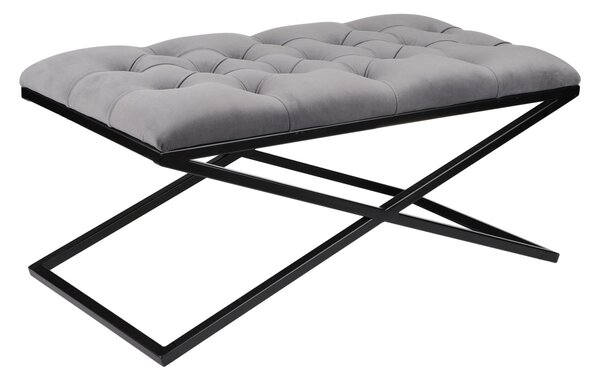 Banchetă Linda Cross Chesterfield 45x90