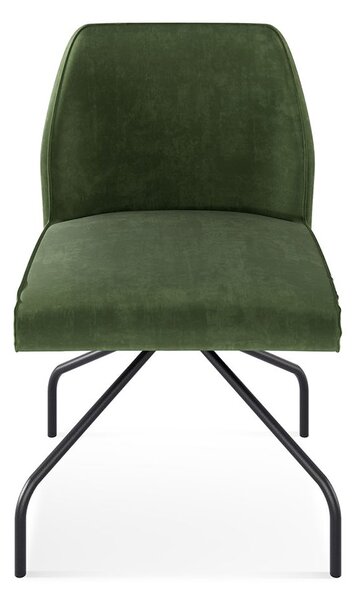Scaun lemn masiv LOFT cu bază pivotantă, 56 × 83 × 63 cm