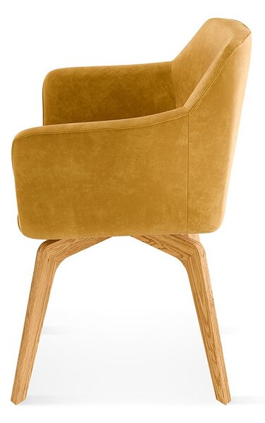 Scaun lemn masiv SCARLET, 62 × 83 × 63 cm