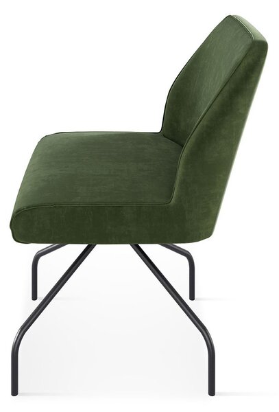 Scaun lemn masiv LOFT cu bază pivotantă, 56 × 83 × 63 cm