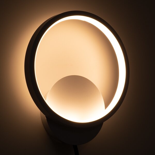 Lampă LED de perete Luna – Neagră