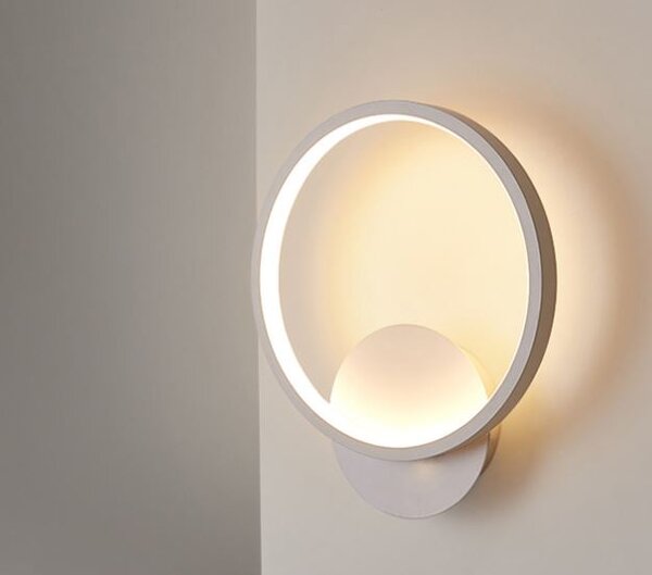 Lampă LED de perete Luna – Albă