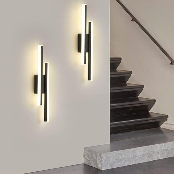 Lampă LED de perete Thea – Neagră