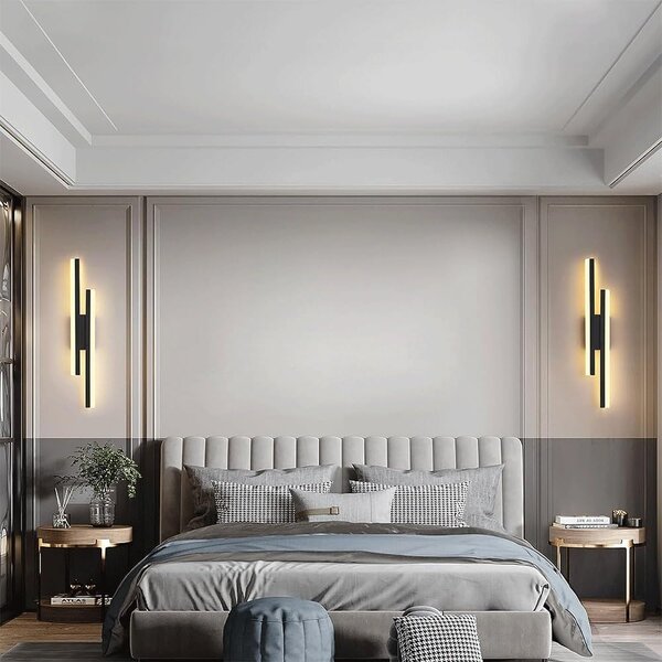 Lampă LED de perete Thea – Neagră