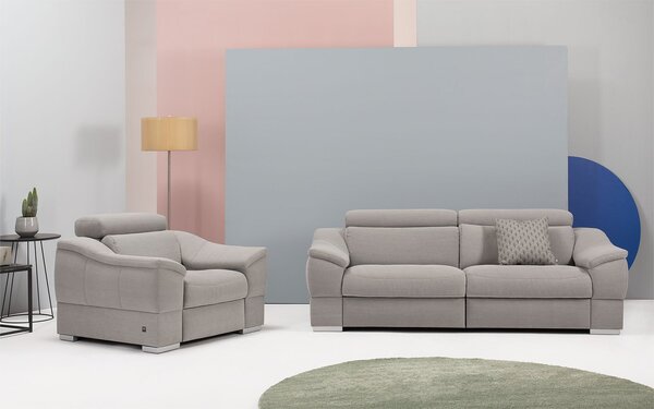 Canapea lemn masiv URBANO 222×79–97×104 cm