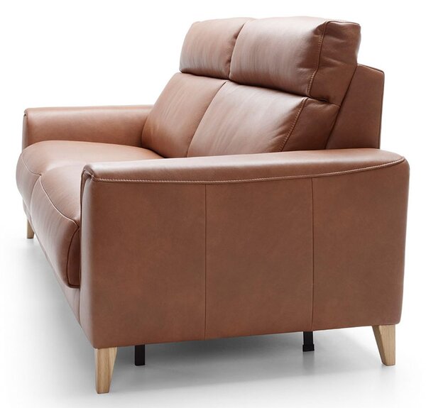 Canapea lemn masiv LEGATO, 203 × 103 × 101 cm