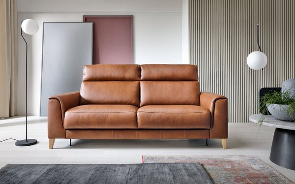 Canapea lemn masiv LEGATO, 178 × 103 × 101 cm