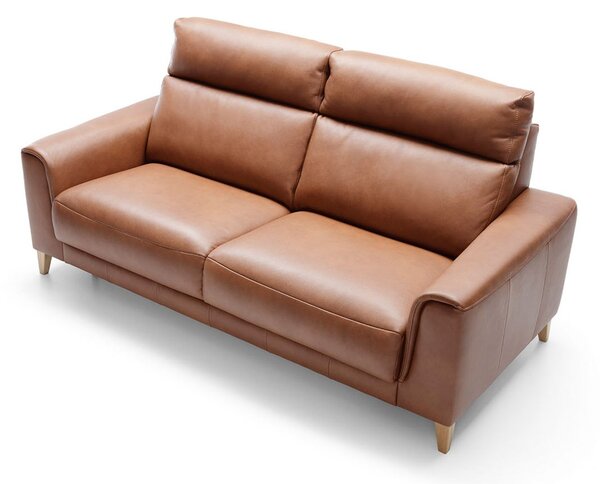 Canapea lemn masiv LEGATO, 203 × 103 × 101 cm