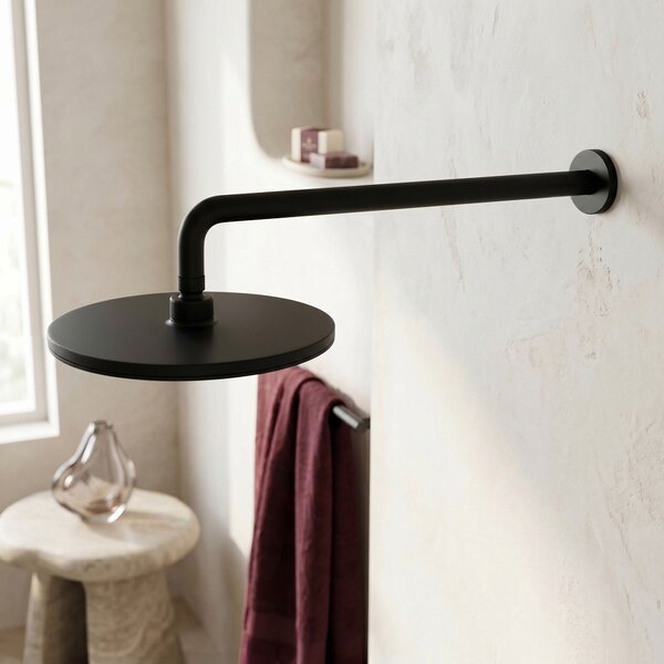 Braț duș rotund REA JS-9021B 40cm Black