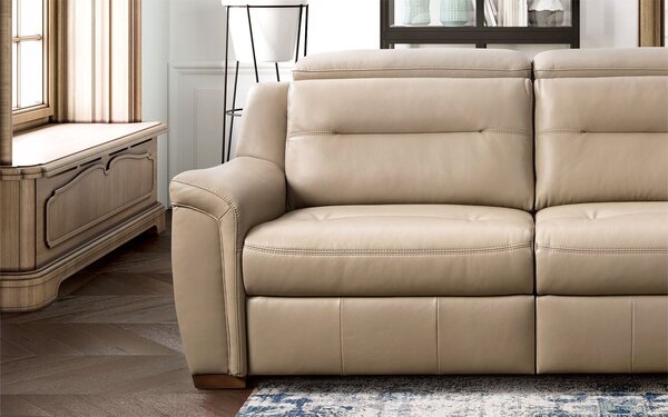 Canapea lemn masiv SALMO 214×93(107)×103 cm