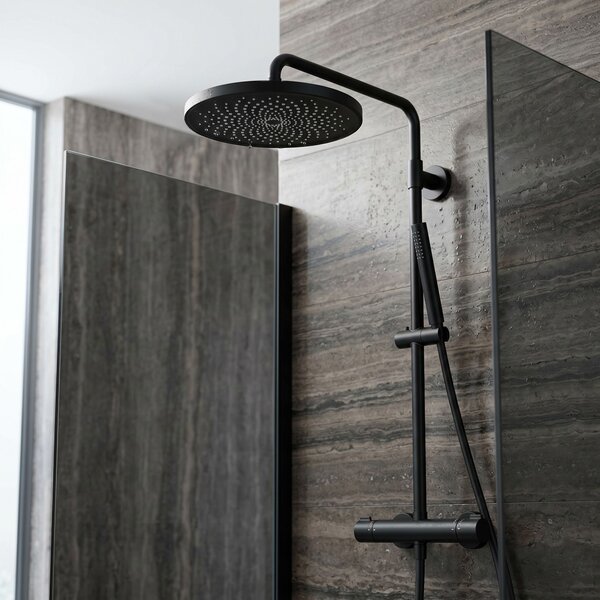 Cap de duș rotund REA JS-021B Black