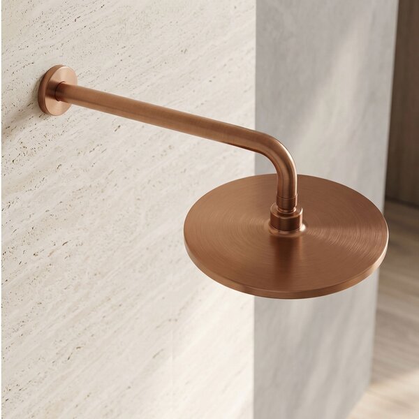 Cap de duș rotund REA JS-021BRG Brush Copper
