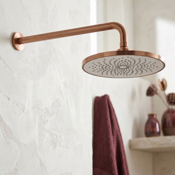 Cap de duș rotund REA JS-021BRG Brush Copper