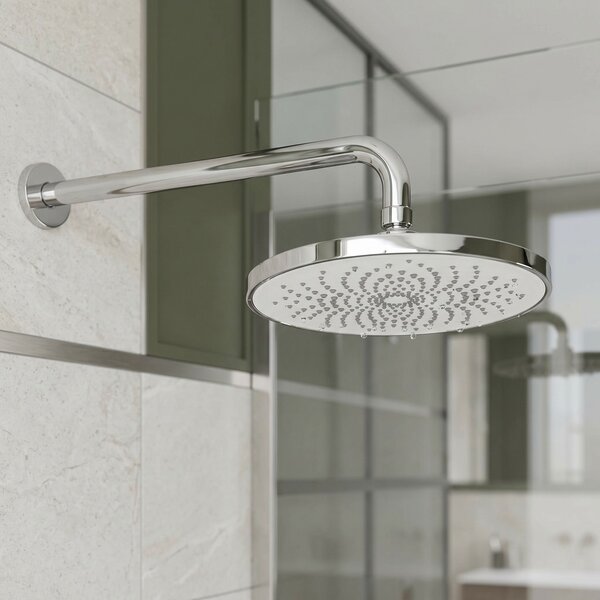 Braț duș rotund REA JS-9021 40cm Chrome