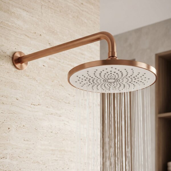 Cap de duș rotund REA JS-021BRG Brush Copper