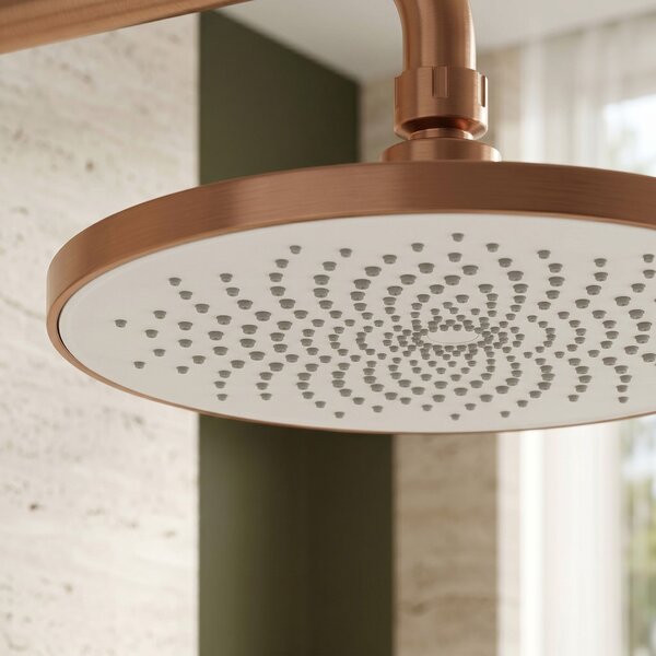 Cap de duș rotund REA JS-021BRG Brush Copper