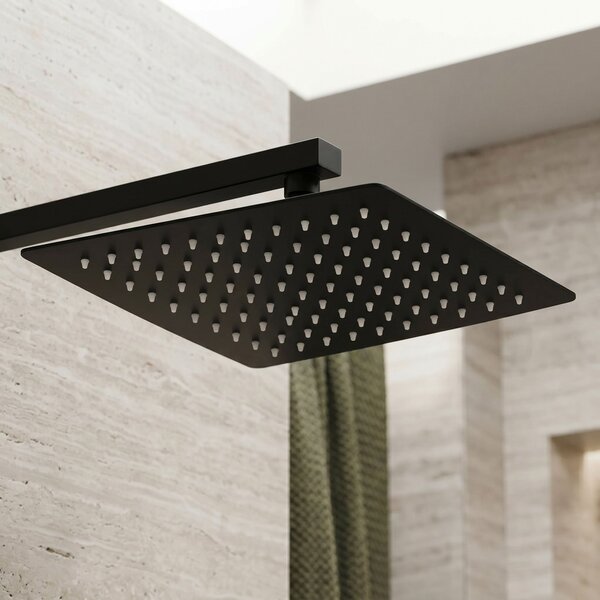 Pălărie de duș pătrată REA JS-P015B 25cm Black