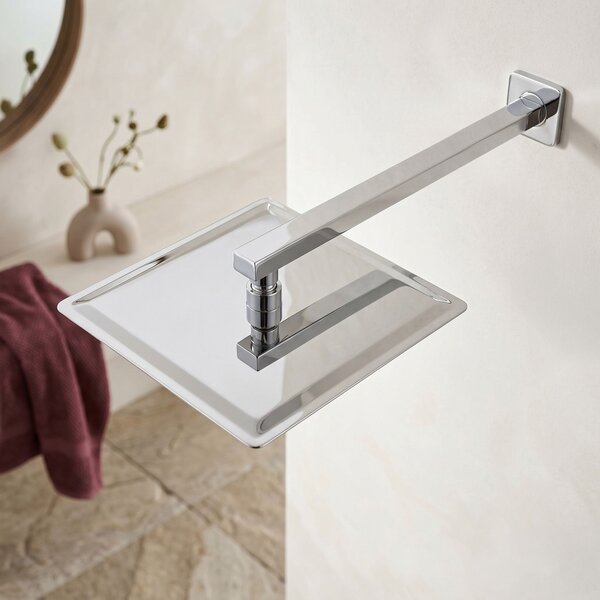Braț de duș pătrat REA JS-9022 40cm Chrome