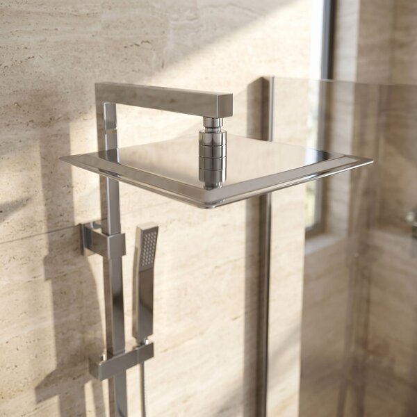 Pălărie de duș pătrată REA JS-P015 25cm Chrome
