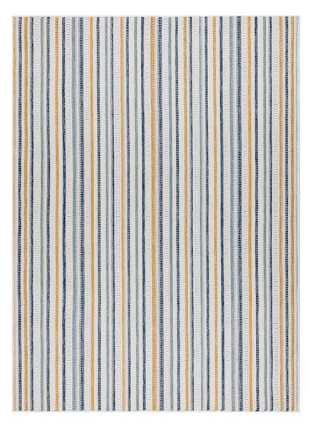 Covor SISAL COOPER Dunga, Etno 22237 ecru / albastru inchis