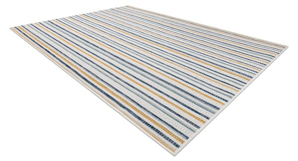 Covor SISAL COOPER Dunga, Etno 22237 ecru / albastru inchis