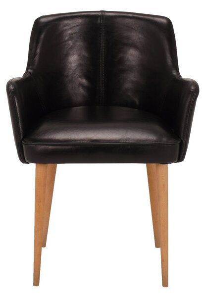 Scaun din piele Koral DarkBrown