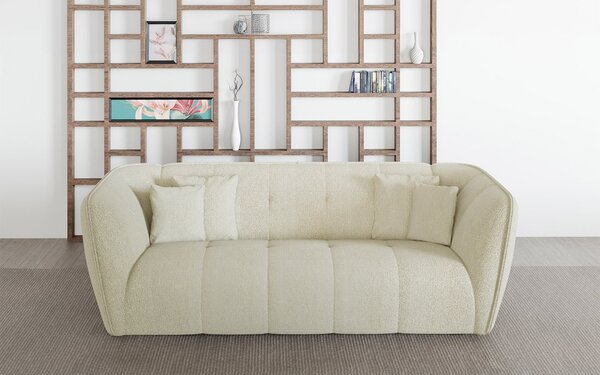Canapea lemn masiv Malina 3 locuri, 250 × 81 × 115 cm