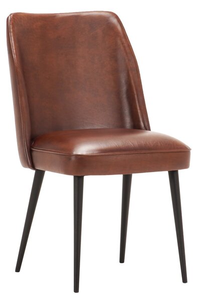 Scaun din piele Karlo DarkBrown