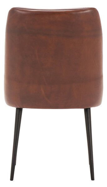 Scaun din piele Karlo DarkBrown