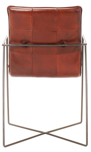 Scaun din piele Nomad Mesh spider DarkBrown