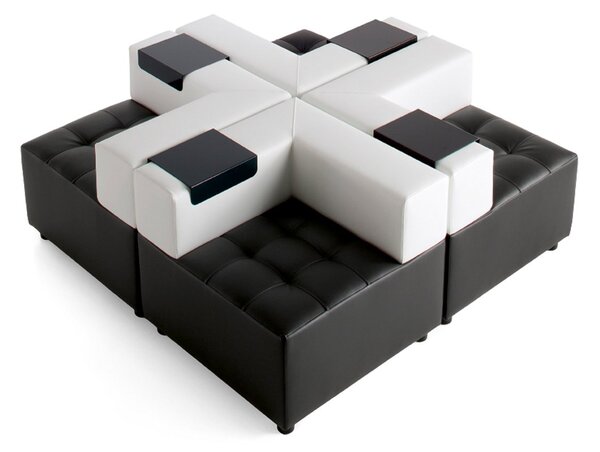 Fotoliu lemn masiv Kuadra – Design modular confort solid