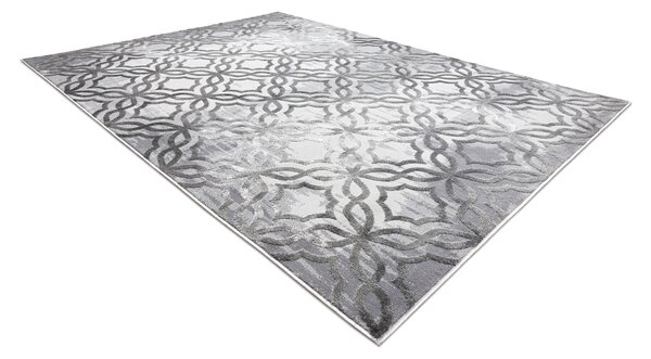 Covor NOBLE modern 1532 45 Vintage, marocani trellis - structural două niveluri gri