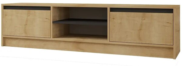 Comoda tv Pearle pentru living culoare stejar 180 cm